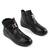 Ghete imblanite de dama , cu catarama decorativa Q22-BLACK, Culoare (12): Negru, Marime (12): 36 - 2- Roveli