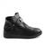 Ghete imblanite de dama , cu catarama decorativa Q22-BLACK, Culoare (12): Negru, Marime (12): 41 - 3- Roveli