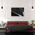 Tablou canvas - Abstractia Unei Lebede, Arhitectura, Olanda, Abstract, Rotterdam, Alb-Negru, 80 x 120 cm - 3- Roveli