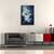 Tablou canvas - Apa si Aer, Fata, Sub Apa, Rochie, Albastru, Model, Femeie, 60 x 90 cm - 2- Roveli