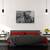 Tablou canvas - Atingere Usoara, Macro, Inchis, Cadere, Apa, Floare, Reflectie, 60 x 75 cm - 3- Roveli