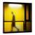 Tablou canvas - Bardo, Mers, Silueta, Noapte, Galben, Neon, Pas, 60 x 60 cm - - Roveli