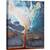 Tablou canvas - Campuri de Sare, Aerial, Deasupra, Peisaj, 75 x 100 cm - - Roveli