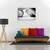 Tablou canvas - Fara Stres, Alb-Negru, Femeie, Portret, Yoga, Meditatie, 40 x 60 cm - 2- Roveli
