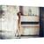 Tablou canvas - Fata, Portret, Fata, Model, Cusca, Pian, Muzica, 80 x 120 cm - - Roveli