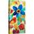 Tablou canvas - Flori colorate, 50 x 100 cm - - Roveli