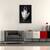 Tablou canvas - Lacul Lebedelor, Portret, Lacul Lebedelor, Inger, Rochie, Moda, Alb-Negru, 80 x 120 cm - 2- Roveli