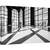 Tablou canvas - Lumini si Umbre, Arhitectura, Camera, Sala de Dans, Alb-Negru, Contrast, Fereastra, 40 x 60 cm - - Roveli