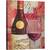 Tablou canvas - Vin abstract I, 60 x 75 cm - - Roveli