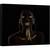 Tablou canvas - Aur, Auriu, Portret, Machiaj, 75 x 100 cm - - Roveli