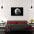 Tablou canvas - Dalia, Dahlia, Floare, Alb-Negru, 40 x 60 cm - 3- Roveli