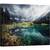 Tablou canvas - Lac Turcoaz, Mangart, Italia, Lac, Lac de Munte, Apa, Munti, 40 x 50 cm - - Roveli