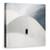 Tablou canvas - O Camera de Vizionare, Teatru, Fereastra, Alb, Cladire, Dusseldorf, Germania, 60 x 60 cm - - Roveli