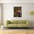Tablou canvas - Hranire, Masca, sapca, Pasare, soim, Fata, Cusca, 60 x 80 cm - 2- Roveli