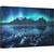 Tablou canvas - Lumea Inghetata, Aurora, Lac, Munte, Peisaj, Inghetat, 80 x 120 cm - - Roveli