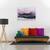 Tablou canvas - Plecand in Zori, Roz, Vant, Batut de Vanturi, Pomi, Apa, 80 x 120 cm - 2- Roveli