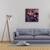 Tablou canvas - Privilegiat, Floare, Macro, Galben, Violet, Prim-Plan, 60 x 60 cm - 2- Roveli