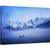 Tablou canvas - Seara de Iarna, Munte, Munti, Varfuri Inzapezite, Varfuri, Ceata, Abur, 80 x 120 cm - - Roveli