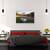 Tablou canvas - Tacerea Diminetii, Pod, Munte, Varf, Apa, Soare, 40 x 60 cm - 3- Roveli