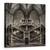Tablou canvas - Tribut Adus Lui Escher, Linii, Simetrie, Intunecos, Usa, Poarta, Arc, 60 x 60 cm - - Roveli