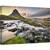 Tablou canvas - Dis de Dimineata, Kirkjufell, Islanda, Vara, Curent, Apa, Flux, 60 x 90 cm - - Roveli