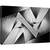 Tablou canvas - Origami de Metal, Asiatic, Hiroshima, Japonia, Arhitectura, Alb-Negru, 40 x 60 cm - - Roveli
