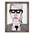 Tablou inramat - Daisy de Villeneuve - Karl Lagerfeld, 60 x 80 cm - - Roveli