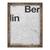 Tablou inramat - Florent Bodart - Berlin Minimal Map, 60 x 80 cm - - Roveli