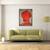 Tablou inramat - Lincoln Seligman - Turban mare si rosu I, 60 x 80 cm - 2- Roveli