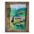 Tablou inramat - Cosima Duggal - Vizualizarea campurilor din fereastra, 60 x 80 cm - - Roveli
