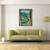 Tablou inramat - Cosima Duggal - Vizualizarea campurilor din fereastra, 60 x 80 cm - 2- Roveli