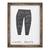 Tablou inramat - Daisy de Villeneuve - Pantaloni Capri, 60 x 80 cm - - Roveli