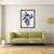 Tablou inramat - Hiroyuki Izutsu - Flori albe si flori albastru deschis, 60 x 80 cm - 2- Roveli