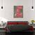 Tablou inramat - Lincoln Seligman - Turban rosu I, 60 x 80 cm - 3- Roveli