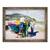 Tablou inramat - Tony Fandino - Barbati care lucreaza pe barca in Skopolos, 60 x 80 cm - - Roveli