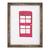 Tablou inramat - Daisy de Villeneuve - Telefon rosu I, 60 x 80 cm - - Roveli