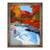 Tablou inramat - Hiroyuki Izutsu - Frunze de toamna si rauri, 60 x 80 cm - - Roveli