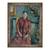 Tablou inramat - Paul Cezanne - Madame Cézanne intr-o rochie rosie, 60 x 80 cm - - Roveli