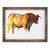 Tablou inramat - Mark Adlington - Sunset Bull, 60 x 80 cm - - Roveli