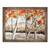 Tablou inramat - Neela Pushparaj - Copaci Rosii, 60 x 80 cm - - Roveli