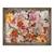 Tablou inramat - Neela Pushparaj - Frunze de toamna si flori, 60 x 80 cm - - Roveli