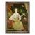 Tablou inramat - Scoala americana - Tanara femeie cu un fluture I, 60 x 80 cm - - Roveli