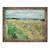 Tablou inramat - Vincent van Gogh - Campul de grau cu albastrea, 60 x 80 cm - - Roveli