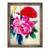 Tablou inramat - AlyZen Moonshadow - Bujor si mac, 60 x 80 cm - - Roveli
