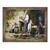 Tablou inramat - Antoine Auguste Ernest Herbert - tarani la o fantana, 60 x 80 cm - - Roveli