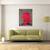 Tablou inramat - Lincoln Seligman - Turban rosu pe gri, 60 x 80 cm - 2- Roveli