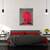 Tablou inramat - Lincoln Seligman - Turban rosu pe gri, 60 x 80 cm - 3- Roveli