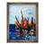 Tablou inramat - Patricia Brintle - Voiliers au port a bainet, 60 x 80 cm - - Roveli
