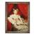 Tablou inramat - Thomas Lawrence - Fetita cu un trandafir, 60 x 80 cm - - Roveli