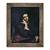 Tablou inramat - Gustave Courbet - Omul cu centura de piele. Portretul Artistului, 50 x 60 cm - - Roveli